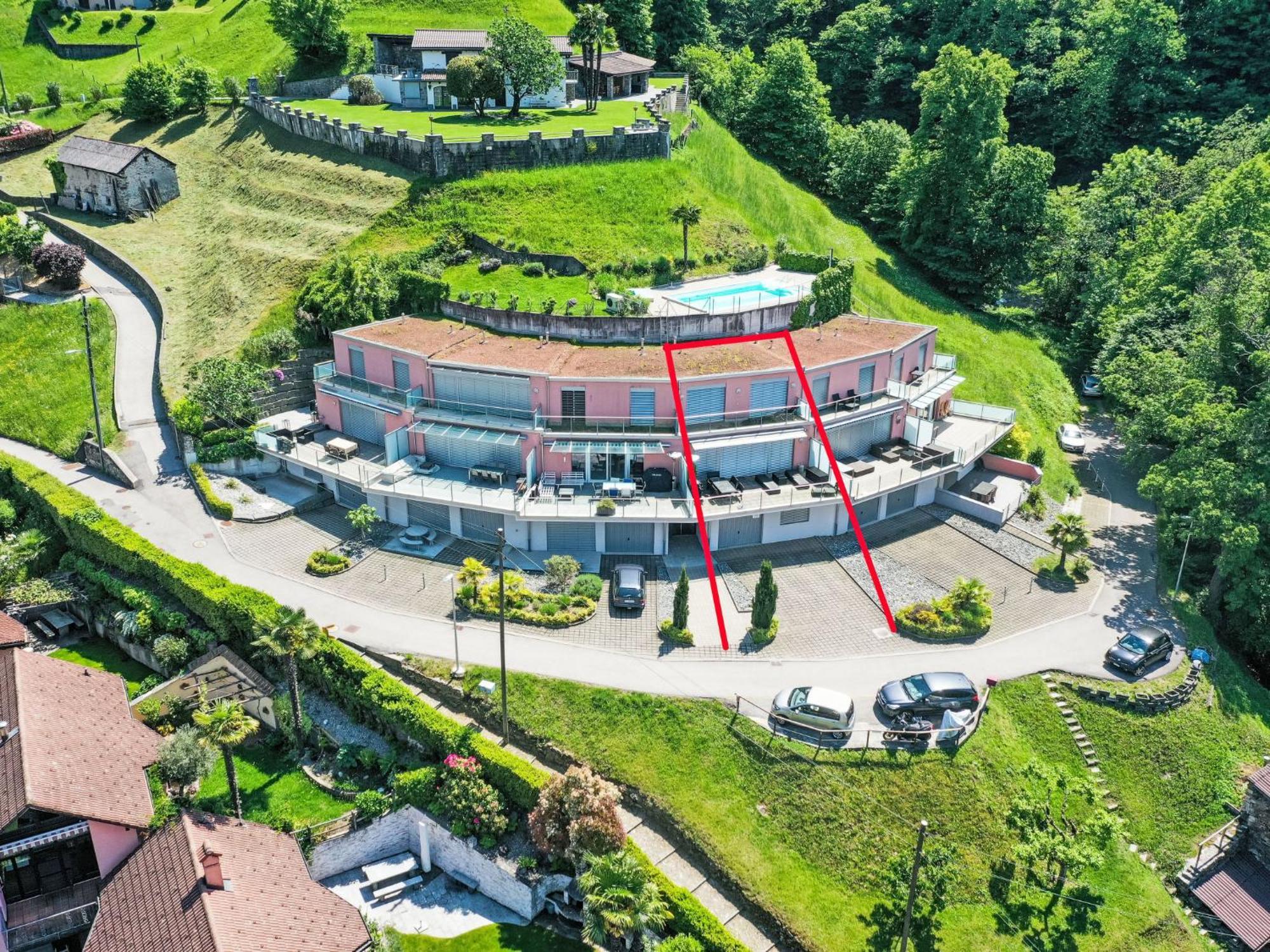 Apartment Vista Lago Maggiore 1-Floor Left By Interhome Gambarogno Exterior photo