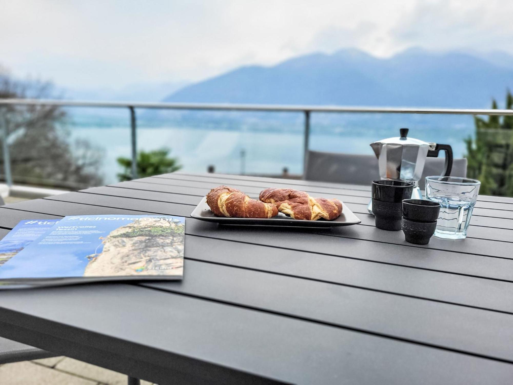 Apartment Vista Lago Maggiore 1-Floor Left By Interhome Gambarogno Exterior photo
