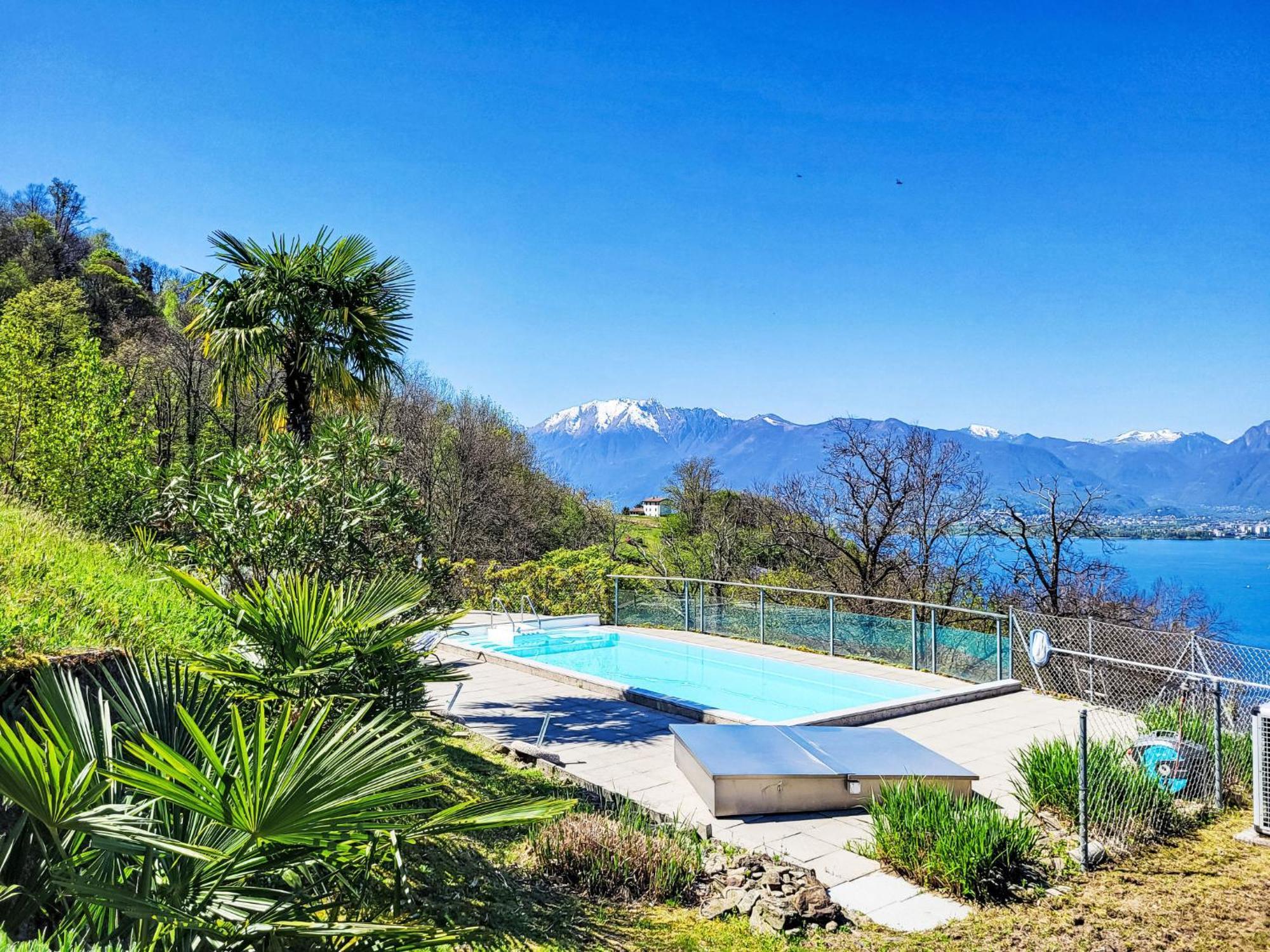 Apartment Vista Lago Maggiore 1-Floor Left By Interhome Gambarogno Exterior photo
